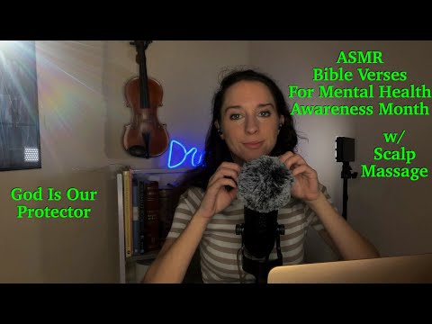 Christian ASMR-God Healed Me💕spiritual warfare & Coming to Christ// Bible verses for Mental Health