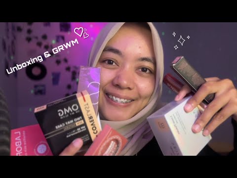 ASMR Unboxing & Get Ready With Me Make Up 💄🧕🏼✨