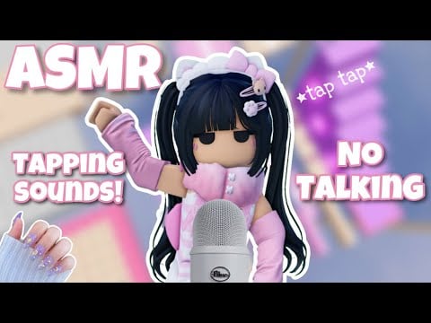 asmr roblox ~ plushie tower ♡ FAST & AGGRESSIVE tapping + finger flutters (no talking!)