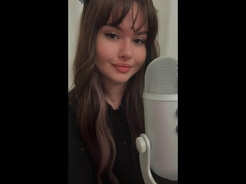 #asmr LIVE - chatting, chilling, random triggers, whispers (emma tallin asmr)