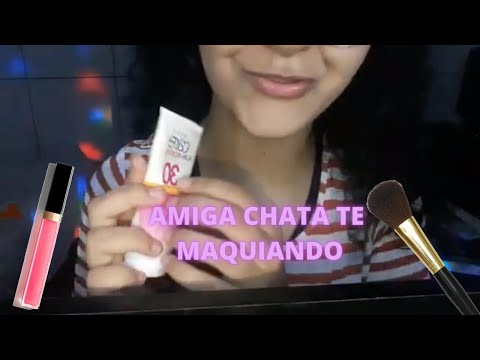 ASMR AMIGA BIPOLAR TE MAQUIANDO