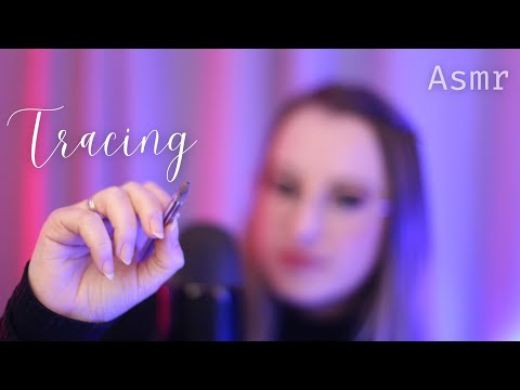 ASMR MOUTH SOUNDS e CAMERA TRACING | TRAÇANDO PALAVRAS NA TELA | CAMERA BRUSHING | BLUE YETI