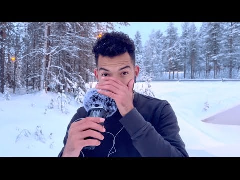 ASMR Dans la neige en Finlande 🇫🇮