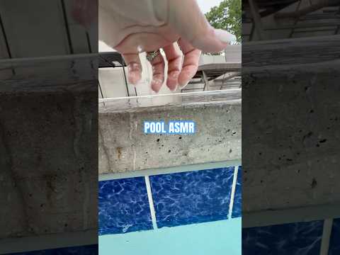 Pool ASMR 100% inspired by @giannaduh impeccable asmr videos 🤩 #asmr #shorts and there will be more