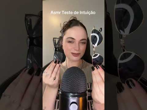Asmr teste de intuição #asmr #tingles #satisfyingtingles #tapping