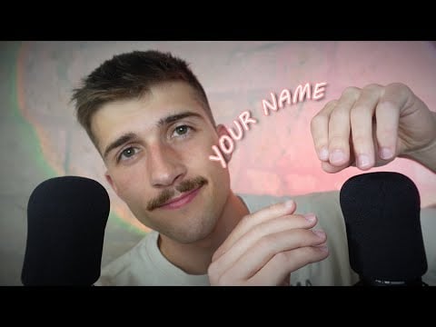 ASMR Whispering Your Name Ear to Ear | Gentle and Pure Whispering