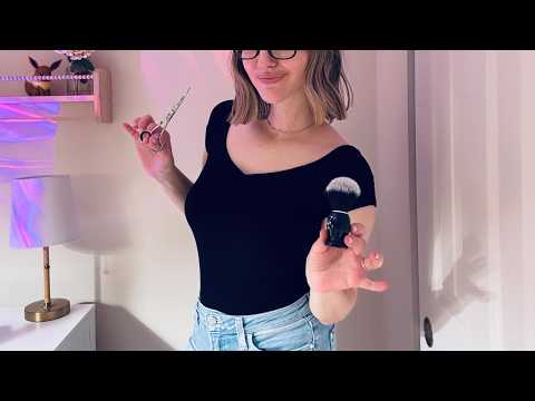 ASMR Men’s Haircut & Beard Trim for INSTANT Sleep 🖤