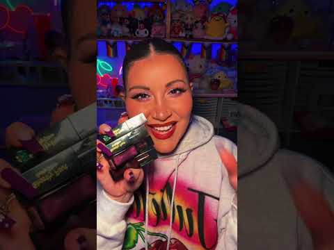 ASMR - Trying 4 unusual colors of lip gloss [soft spoken]
