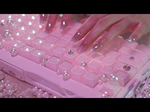 ASMR Keyboard Typing + Gentle Insect Sounds 🧘‍♀️ Calm & Relaxing Triggers #ASMR #SleepAid