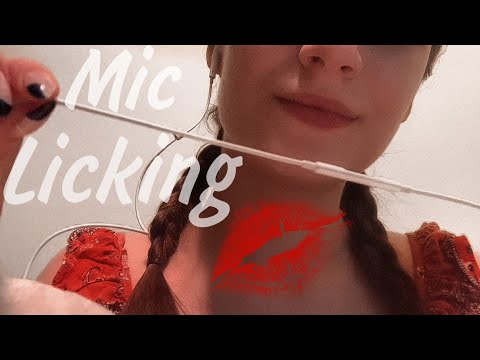 👅АСМР звуки рта,ликинг микрофона|ASMR mouth sounds,mic licking 👅