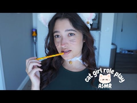 cat girl commits home invasion and turns you into cat girl (asmr role play)