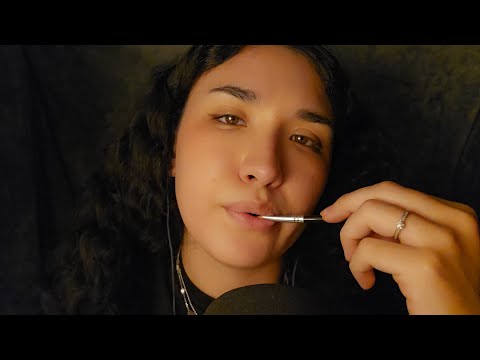 ASMR💭 Spit Painting (low-key)(Up-close)(Mouth Sounds)