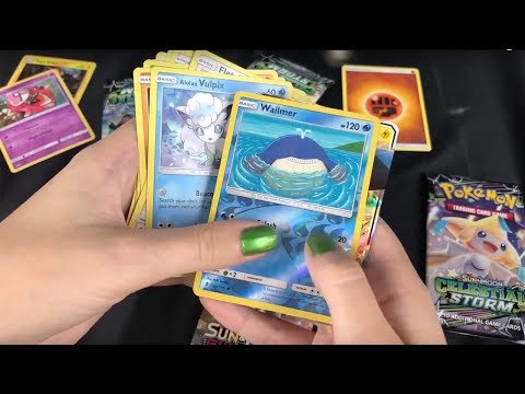 ASMR Opening Pokemon Packs (Whispered)