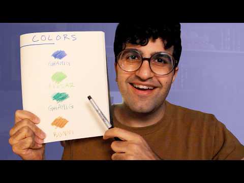 [ASMR] Teaching You Arabic Colors