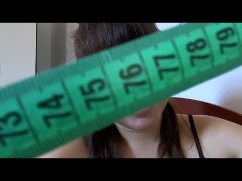 ASMR 📏 Medindo e Marcando Seu Rosto Com Muitos TOQUES NA TELA