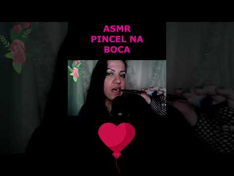 ASMR-SHORTS MORDENDO PINCEL #asmr #shortsvideo #rumo2k #shorts