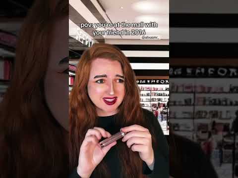 You’re at Sephora with your friend in 2016 #mall #asmr #nostalgia