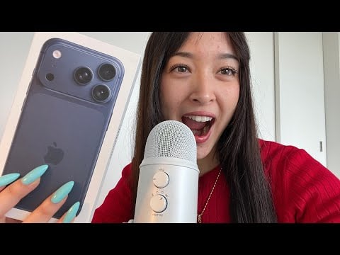 ASMR Unboxing My New iPhone 17 Pro!