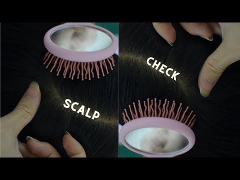 ASMR Focus Scalp Scratching, Hair Scratching For Stress Relief ( Asmr No Talking )