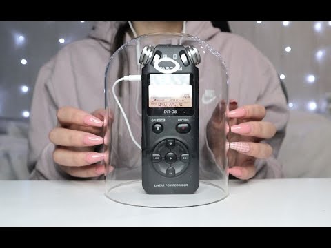 ASMR Glass Tapping (No Talking) | tascam dr05 | ASMRhing