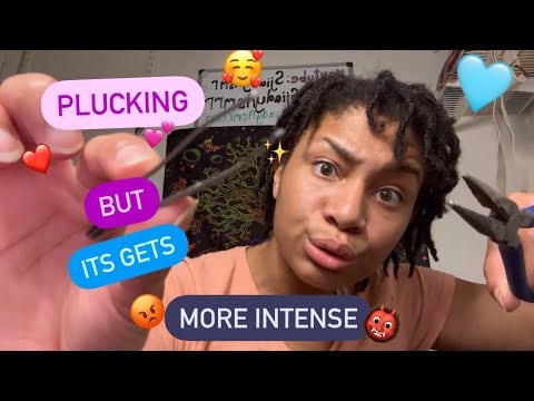 ASMR - Plucking (But It Gets More Aggressive), Spider Webs & Screen Tapping