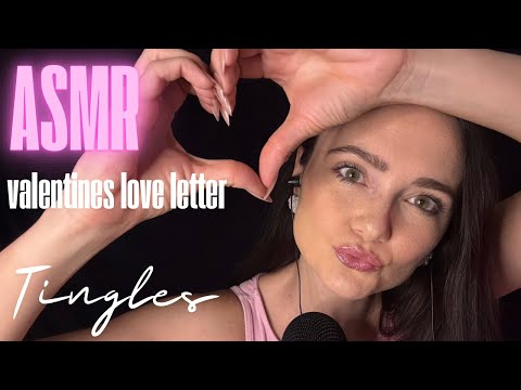 ASMR Valentines love letter tingles #asmr #valentines #writingasmr