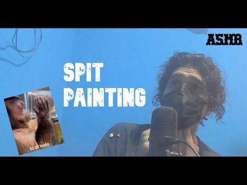 MI PRIMER SPIT PAINTING