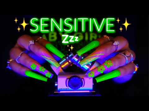 EXTREMELY SENSITIVE ASMR TRIGGERS FOR SLEEP & TINGLES 💚🤤✨(DEEP EAR TINGLES..🤤✨)