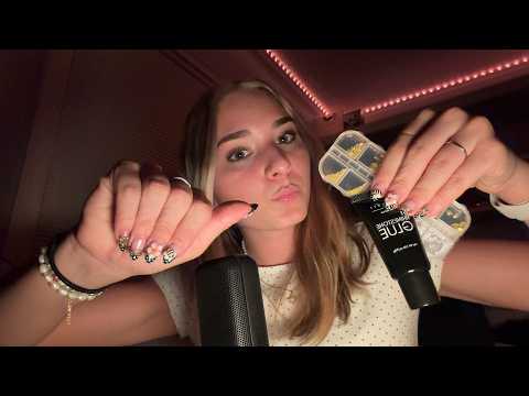 ASMR New Nail Products Haul! (Tapping/ Scratching)