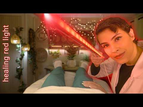ASMR Chiropractic with Infrared Therapy | VERY Soft Spoken Full Body Adjustment for DEEP SLEEP 😴