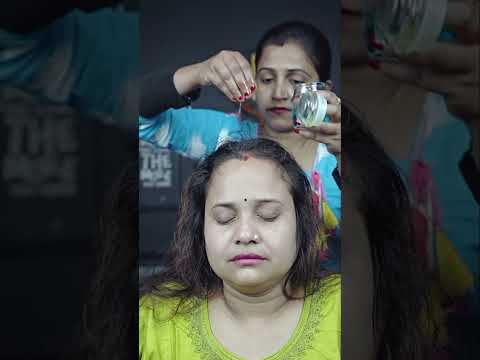 Indian Female To Female Head Massage ASMR #shorts