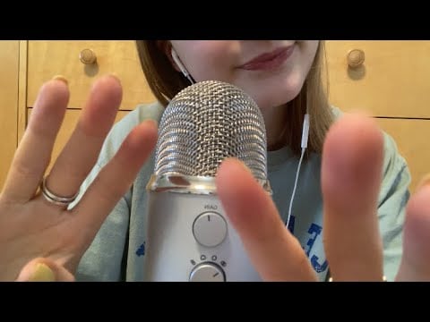 ASMR Up Close Hand Movements w/ Fall Trigger Words 🕸️