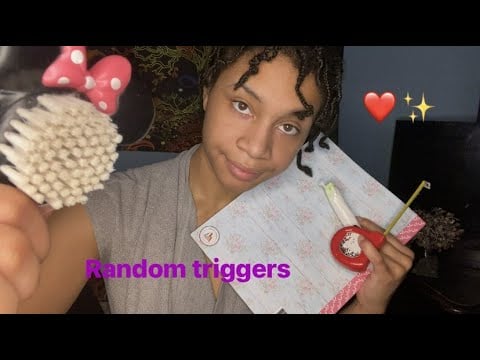 ASMR - Measuring, Tampons, Tapping, Diaper, Scratching (Emma)