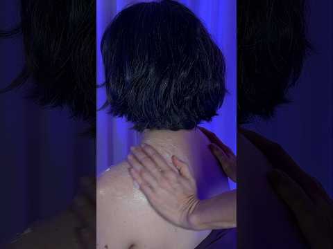 ASMR Back Massage Essential Oils #realpersonasmr #massage #whispering #asmr #sleep