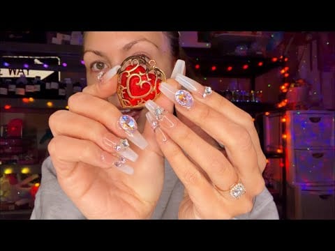 asmr/ antique store JEWELRY haul❤️✨ + a new book🐉 