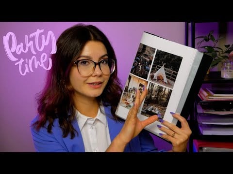 ASMR | personal assistant plans your party | paper • crinkles • soft speaking [ROLEPLAY]