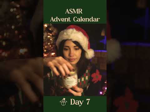 ASMR Advent Calendar - Day 7 ⛄️ #asmr #shorts