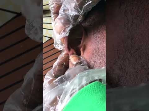 Asmr - ear cleaning and massage. #earcleaning #satisfying #asmr #oddlysatisfying