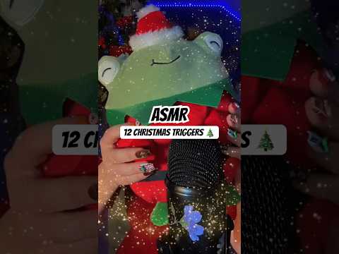 12 Christmas Triggers🎄ASMR😍 I’ve posted this vid 12.12 at 21:12 🍀Make your wish 💫