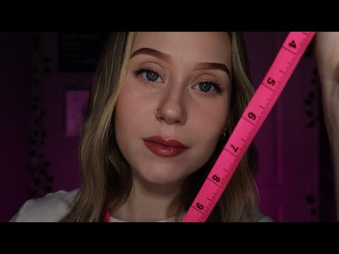 ASMR Measuring Your Face & Writing It Down