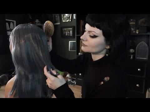 ASMR | Mannequin Hair Play 💆🏻‍♀️ hair brushing, braiding, etc. 