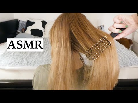 ASMR Tingly Sounds To Make You Fall Asleep (Brushing, Spraying, Braiding, Hair Play, No Talking)