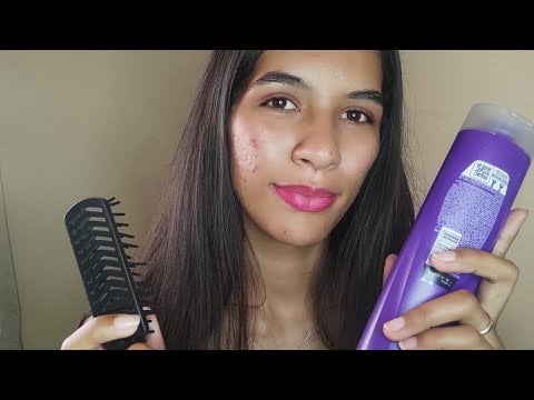 ASMR LAVANDO E HIDRATANDO SEU CABELO / PERSONAL ATTENCION ✨