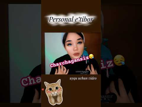 ASMR/ uyqu uchun video/ stressga qarshi video/ #asmr #triggersforsleep #visualtingle