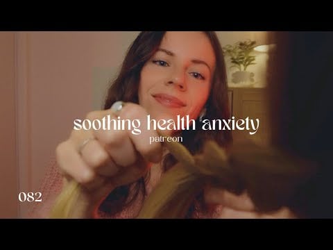ASMR REIKI to soothe anxiety related to your health (deep aura cleanse, hair brushing and braiding)