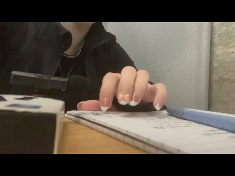 ASMR at the library (almost caught😭)