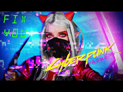 Cinematic ASMR 📡 Cyberpunk Robot Repair 🤖 Christmas Toy, Fast Spoken