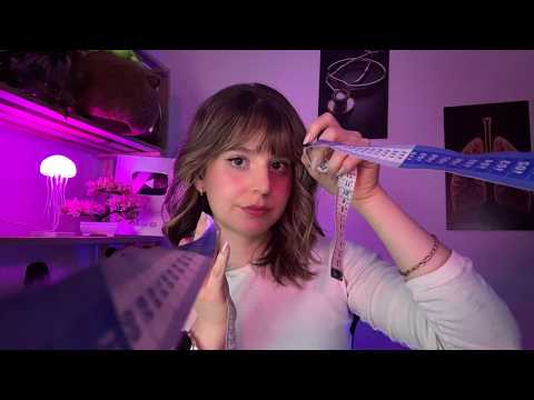 ASMR | Medidas dos pés a cabeça (voz suave)