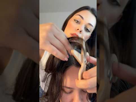 ASMR: corte de cabelo mais relaxante da sua vida #asmr #asmrbrasil #pov #shorts