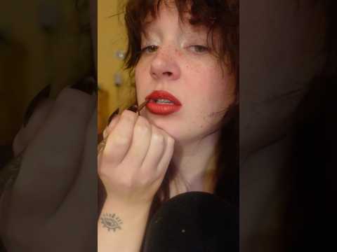 Trying a new lipstick #asmr #relax